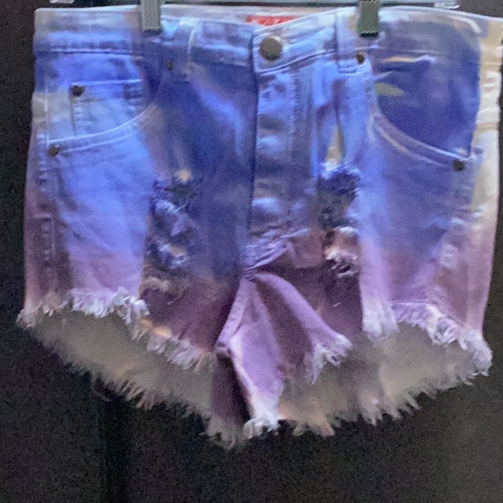 Go glory Colombia tie-dye cut style shorts #47